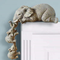 Olifanten Mutter & Baby Figuren-Set – Regalrand-Dekoration