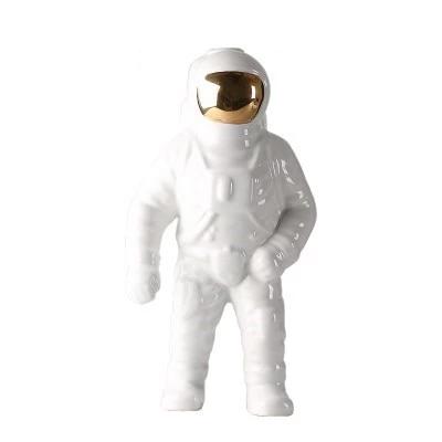 Astronauten-Blumenvase – Dekorative Figur mit integriertem Pflanzfach