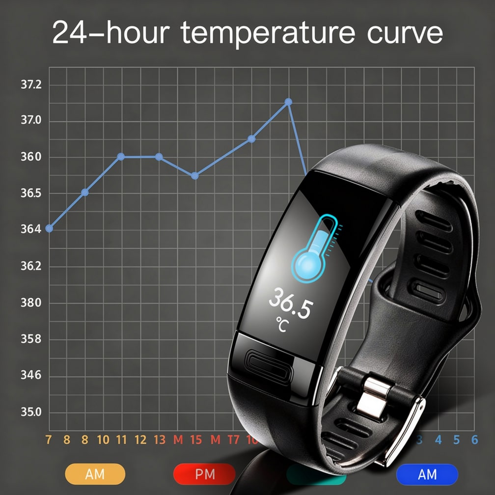 Smartwatch mit EKG, Herzfrequenz und Blutdruckmessung