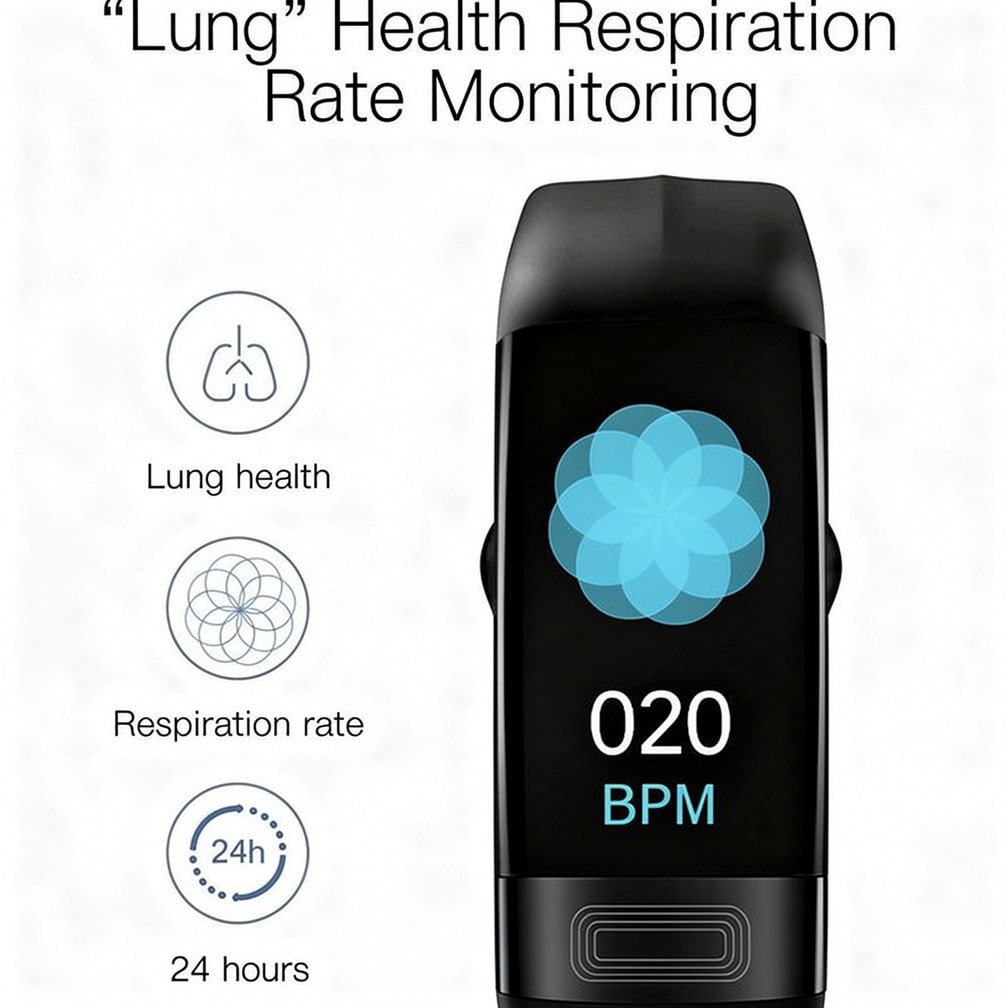 Smartwatch mit EKG, Herzfrequenz und Blutdruckmessung