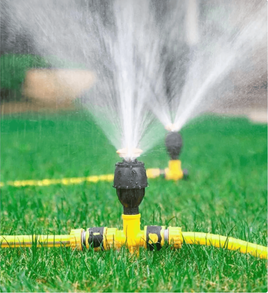Rotierender Gartensprenger – Gleichmäßig bewässern, weniger Aufwand (4er-Set)