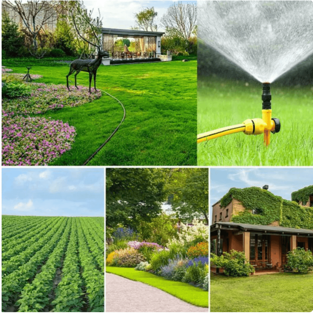 Rotierender Gartensprenger – Gleichmäßig bewässern, weniger Aufwand (4er-Set)