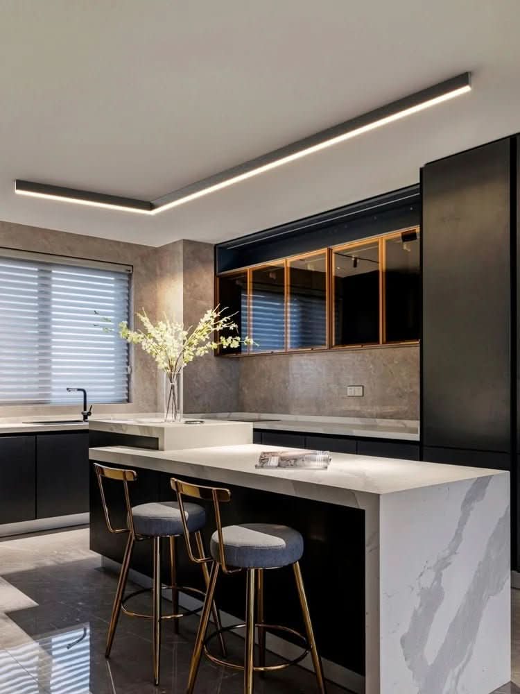 Minimalistische LED-Deckenleuchte – Skandinavisches Design, flimmerfreies Licht