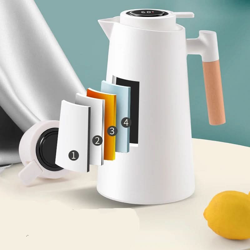 Thermoskanne 1 L mit digitalem Temperaturanzeige