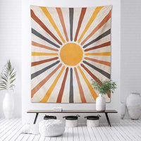 Boho Sonnen-Wandteppich