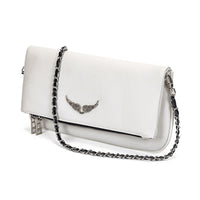 Gesteppte Clutch mit Kettentrageriemen – Elegant und vielseitig