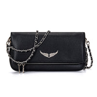 Gesteppte Clutch mit Kettentrageriemen – Elegant und vielseitig